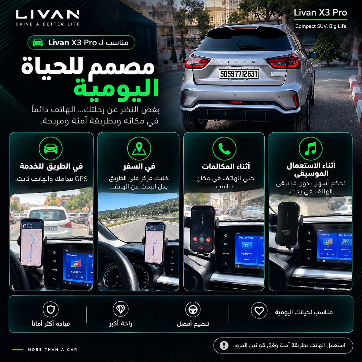 Support téléphone livan x3 pro + geely coolray manual + super max