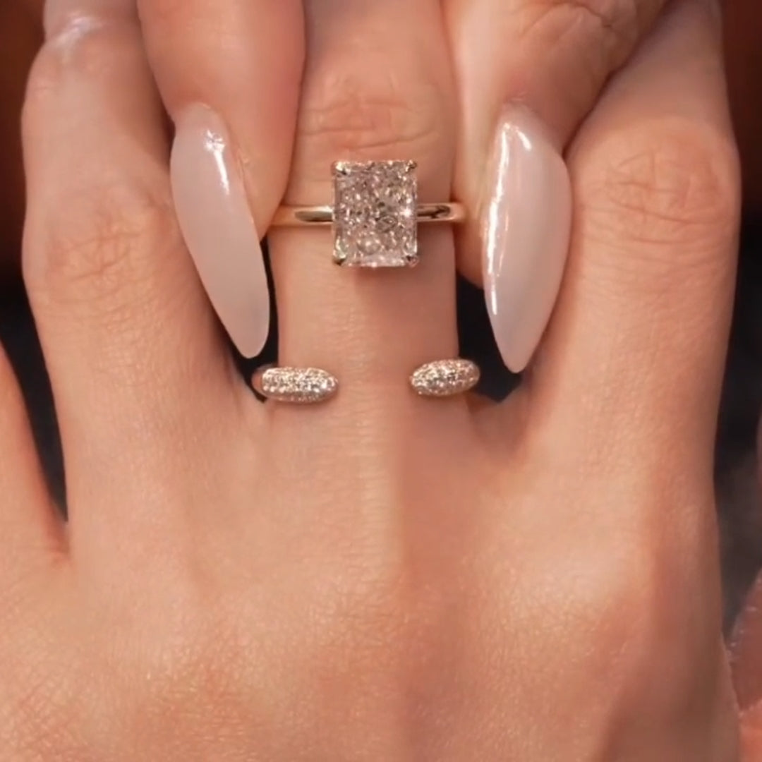 Bague Vintage “Éclat Royal” (taille standard/Acier inoxydable)