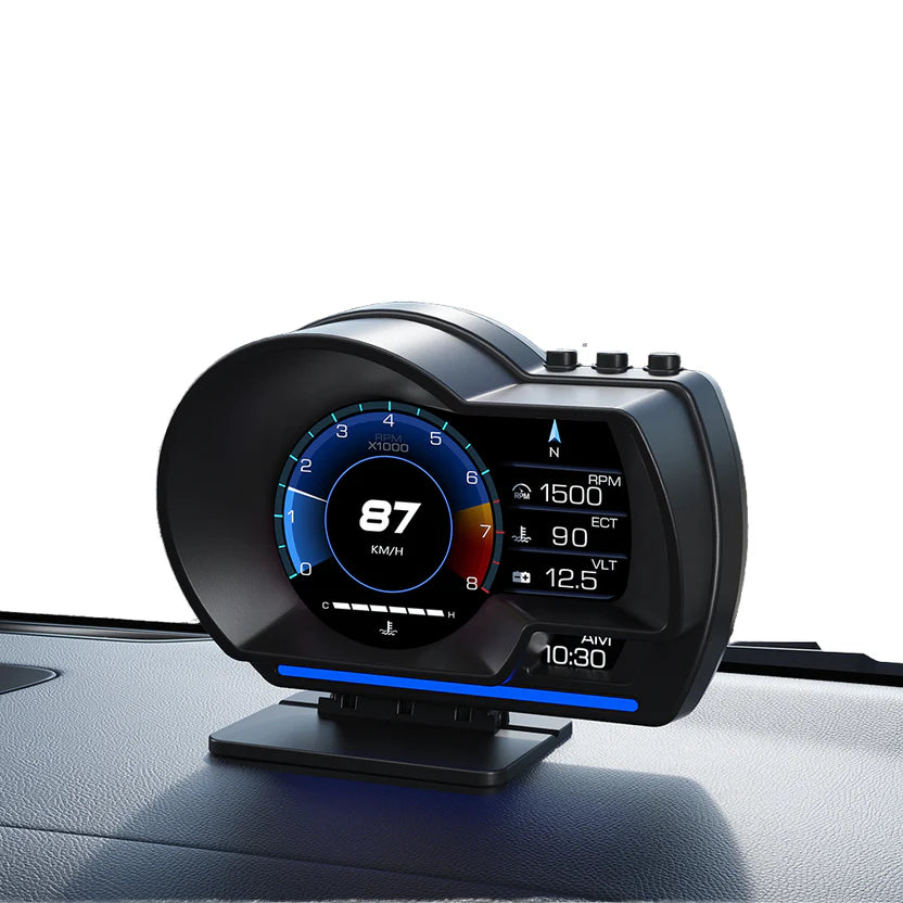 عداد سرعة رقمي GPS + OBD2