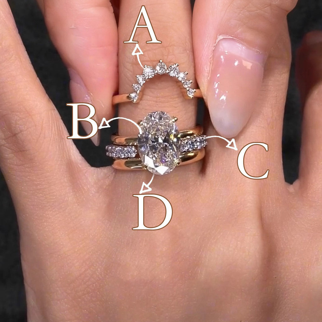 Pear-Shaped Double Band / Split-Shank
