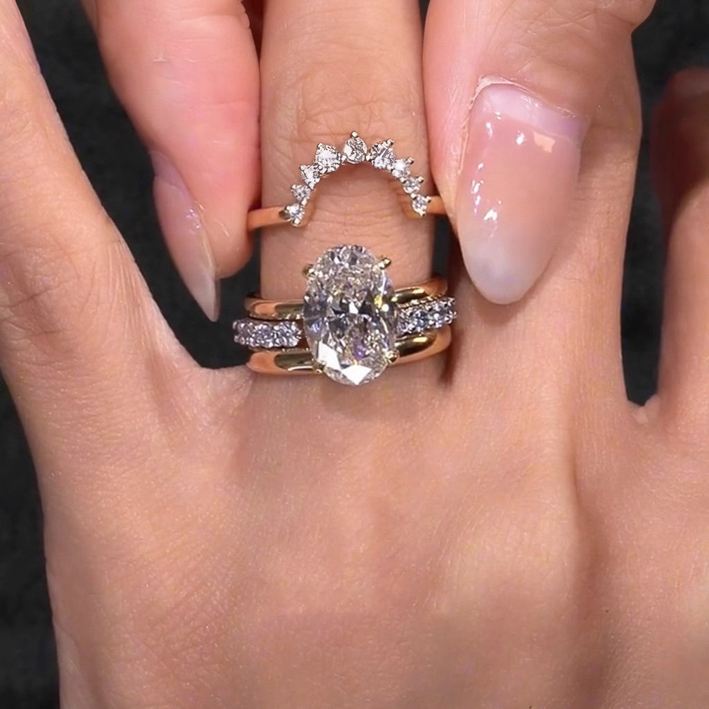 Pear-Shaped Double Band / Split-Shank